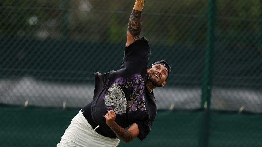 Nick Kyrgios auf dem Tennisplatz