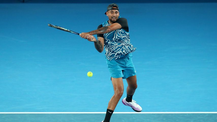 Nick Kyrgios bei einem Tennis-Match