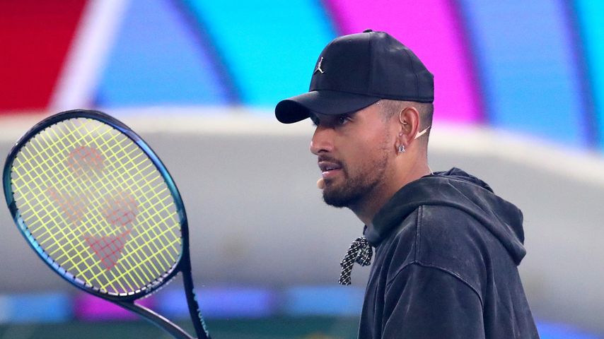 Nick Kyrgios bei einem Tennis-Match
