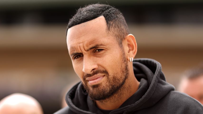 Nick Kyrgios vor dem Training für das Wimbledon-Turnier
