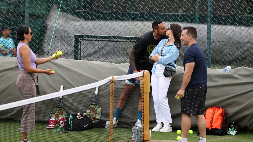 Nick Kyrgios und seine Freundin Costeen Hatzi im Juli 2022