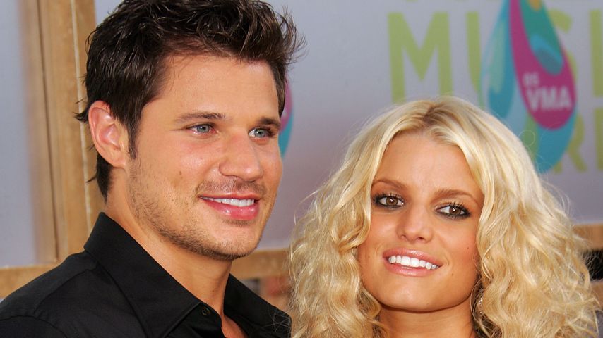 Nick Lachey und Jessica Simpson 2005 in Miami