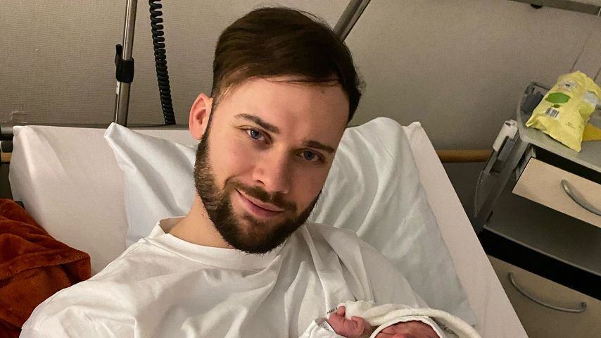 Nick Maerker mit seinem Sohn Loki
