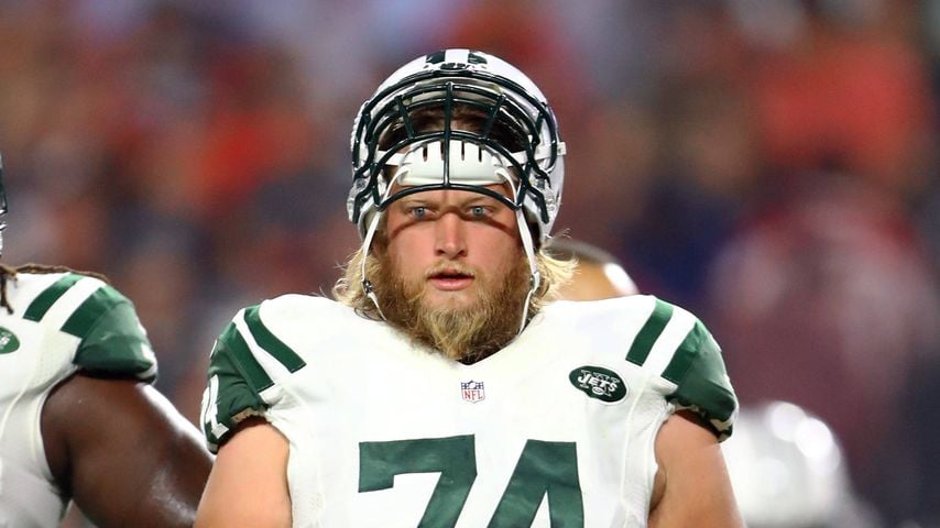 Nick Mangold bei einem Spiel der New York Jets