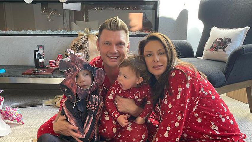 Nick und Lauren Carter mit ihren Kindern