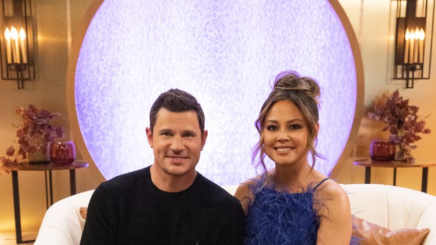 Die Moderatoren Nick und Vanessa Lachey bei "Liebe macht blind"