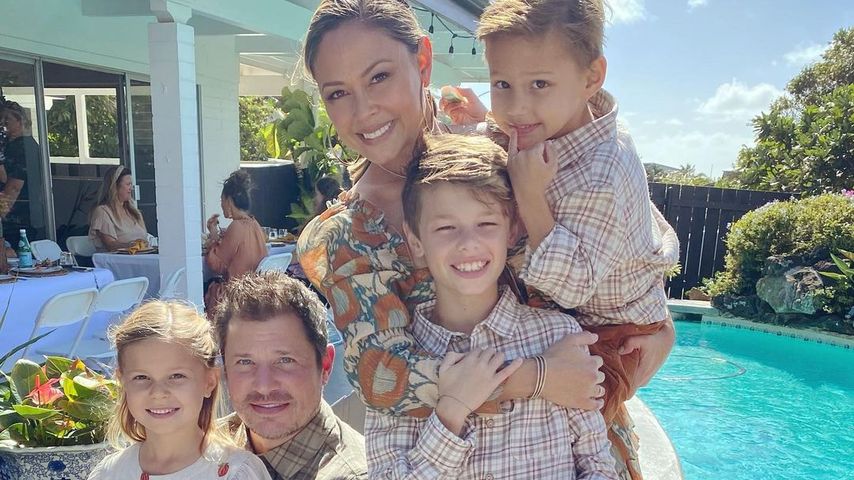 Nick und Vanessa Lachey schicken sonnige Thanksgiving-Grüße!