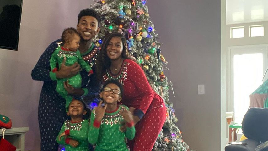 Nick Young mit seiner ganzen Familie