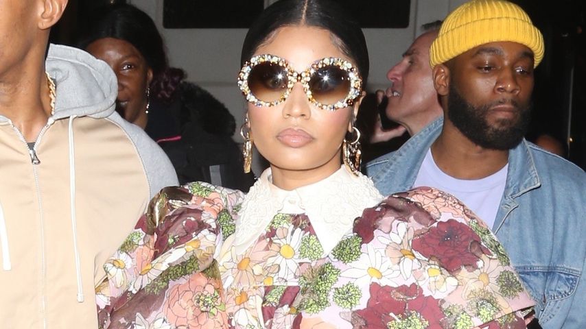 Nicki Minaj auf der Fashion Week in NYC im Februar 2020