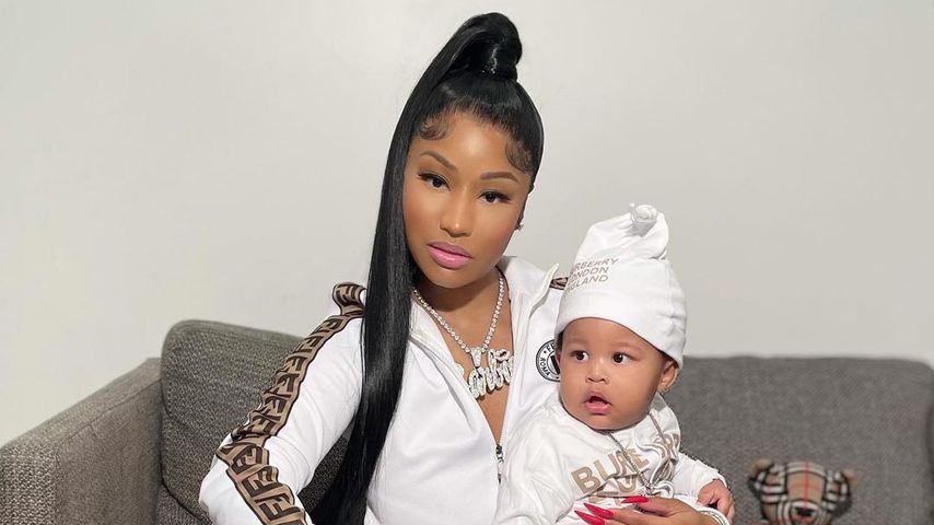 Nicki Minaj mit ihrem Sohn