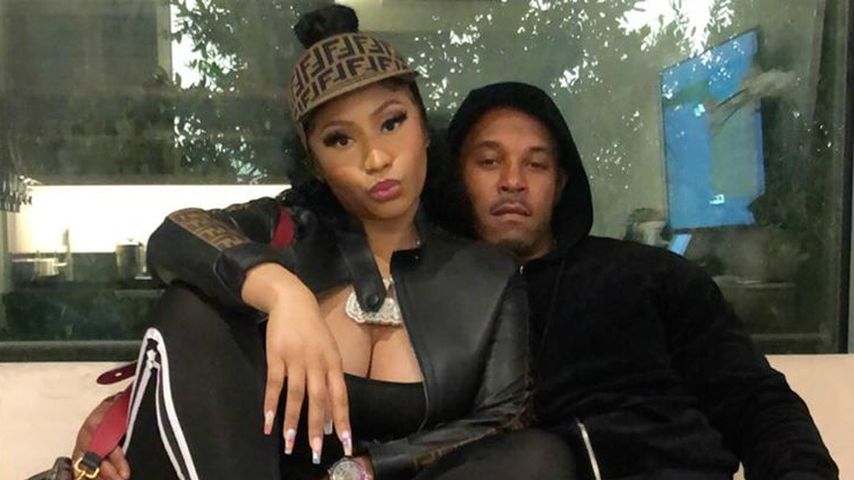 Nicki Minaj mit ihrem Mann Kenneth Petty