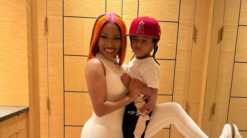 Mamas Liebling: Nicki Minajs Sohn versüßte ihr Konzertabend