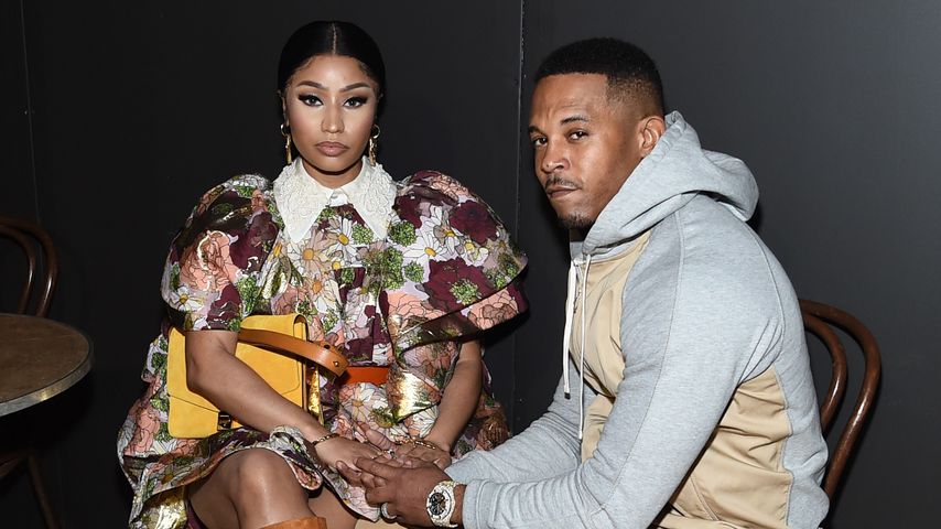 Nicki Minaj und Kenneth Petty bei der New York Fashion Week