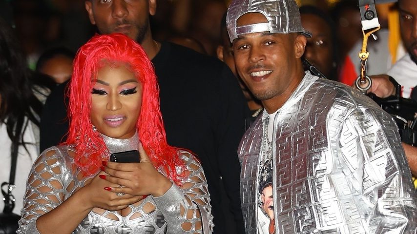 Nicki Minaj und Kenneth Petty bei einem Fashion-Event in Beverly Hills