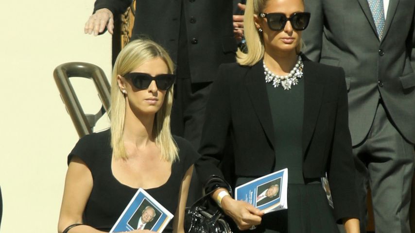 Nach Tod ihres Opas: Nicky und Paris Hilton bei Beerdigung