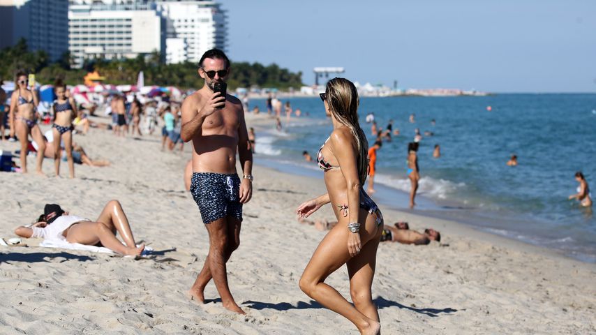 Niclas Castello und Sylvie Meis, Miami Beach