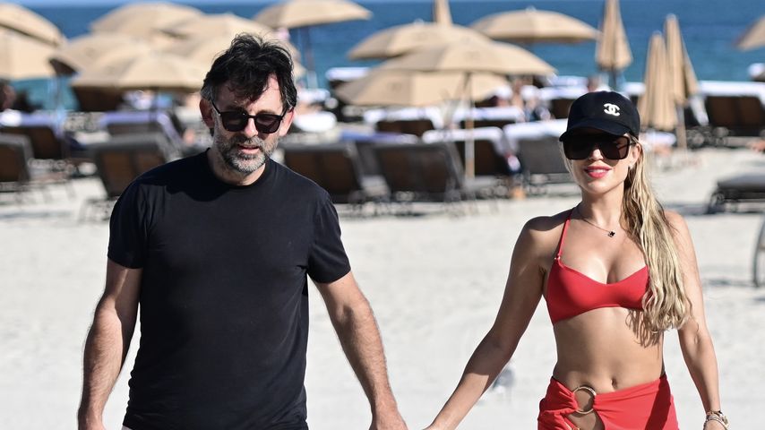 Niclas Castello und Sylvie Meis im November 2022 in Miami