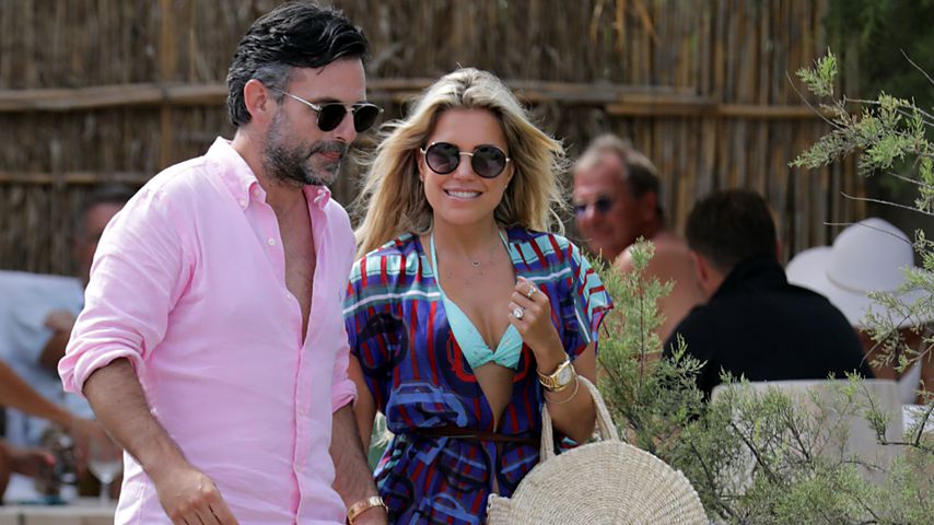 Niclas Castello und Sylvie Meis 2019 in Saint-Tropez