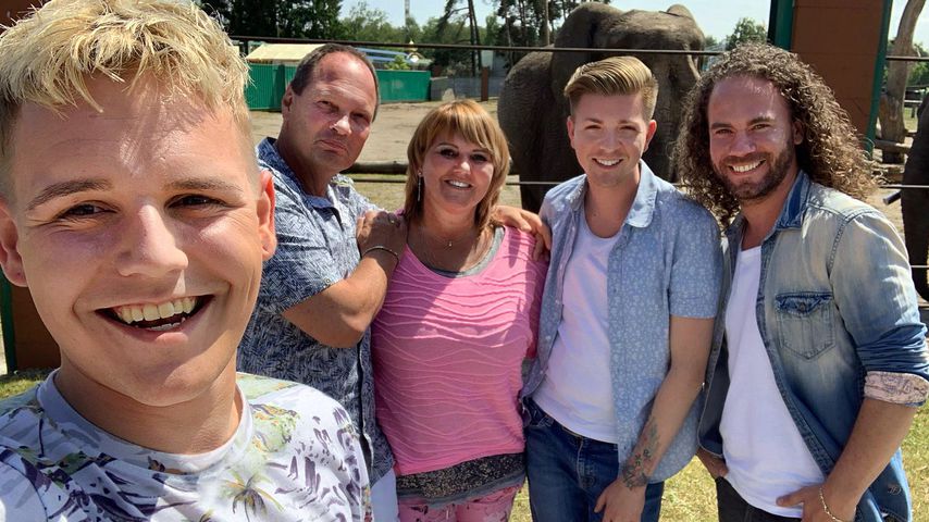 Nico, Jörg, Susanne, Peter und Florian bei "Schwiegertochter gesucht"