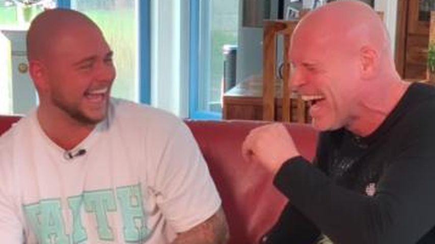 Nico Legat und sein Vater Thorsten, März 2023
