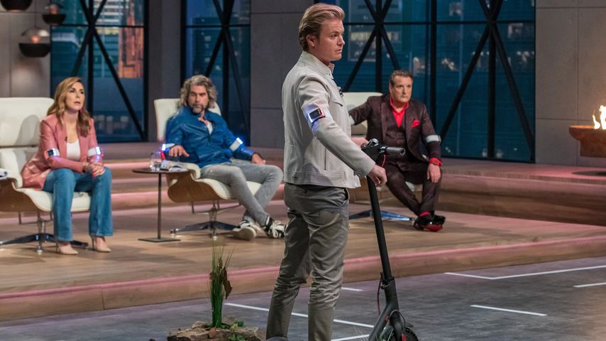 Nico Rosberg beim Pitch von Flasher bei "Die Höhle der Löwen"