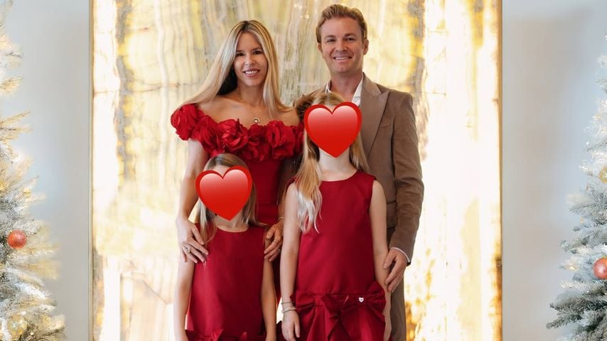 Nico Rosberg mit seiner Familie an Weihnachten 2024
