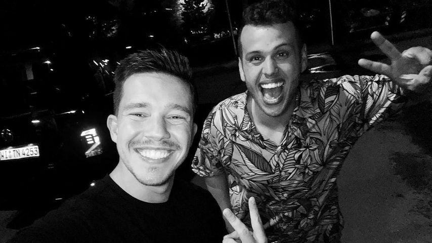 Nico Santos und sein "The Voice"-Talent Robin im Oktober 2021