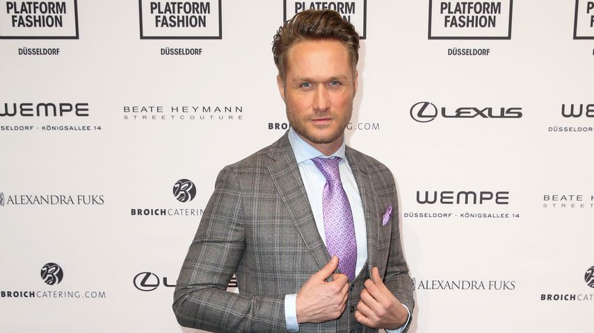 Nico Schwanz bei einer Fashion Show in Düsseldorf im Januar 2018
