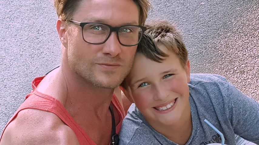Nico Schwanz mit seinem Sohn