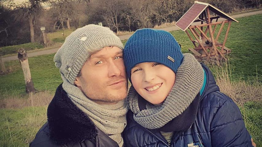 Nico Schwanz mit seinem Sohn Damian