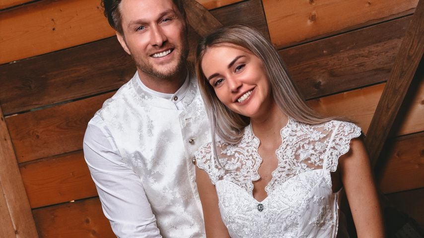 Nico Schwanz und Julia Prokopy beim Angermaier-Trachten-Shooting