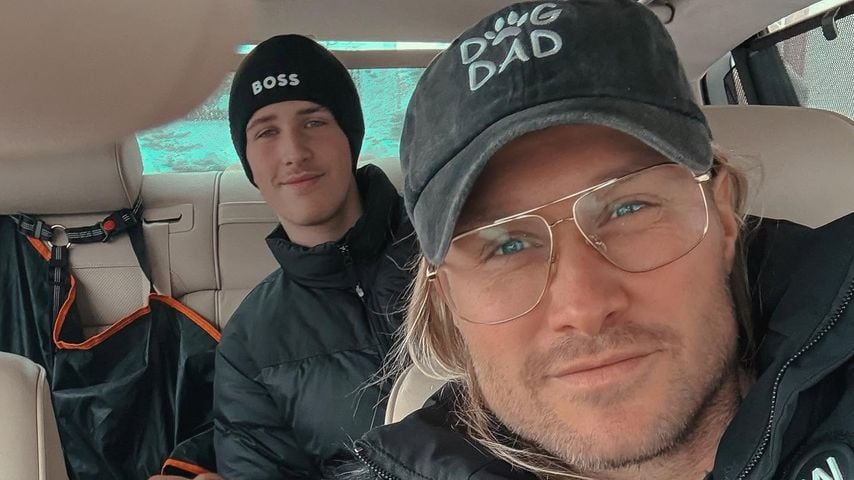 Nico Schwanz und sein Sohn Damian, Januar 2025