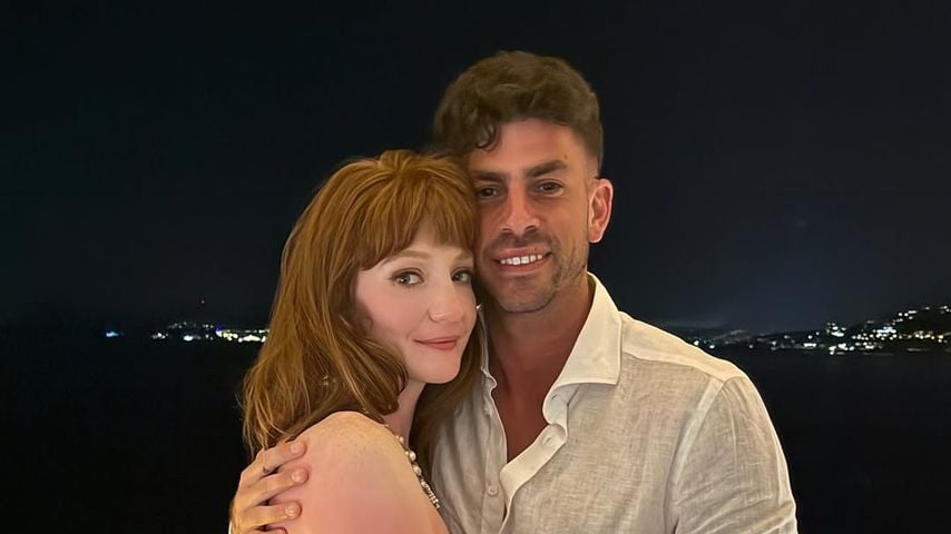 Nicola Roberts mit ihrem Verlobten Mitchel Hahn, Dezember 2025