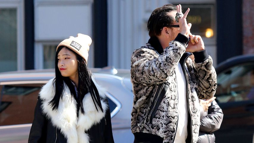 Nicolas Cage mit seiner vermeintlich neuen Freundin in New York, März 2020