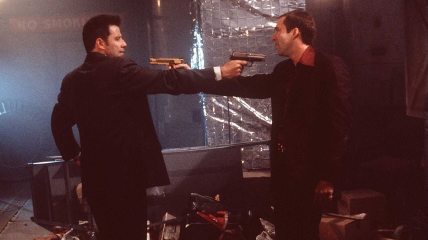 Nicolas Cage und John Travolta in einer Szene aus dem Film "Face/Off" (1997)