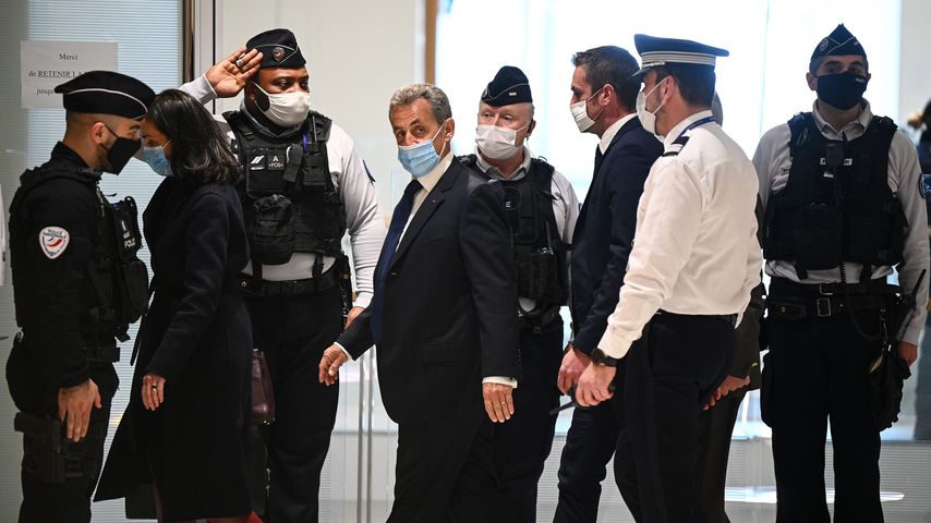 Nicolas Sarkozy vor Gericht in Paris im März 2021
