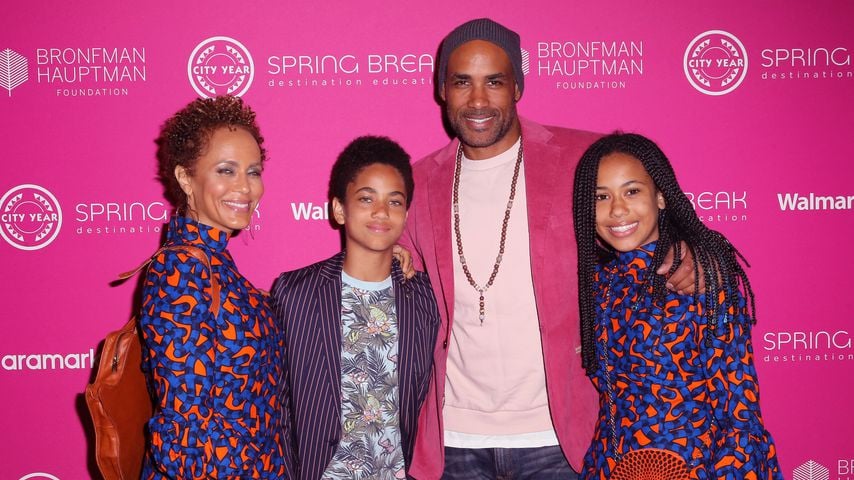 Nicole Ari Parker, Boris Kodjoe und ihre Kinder Nicolas und Sophie im Mai 2019