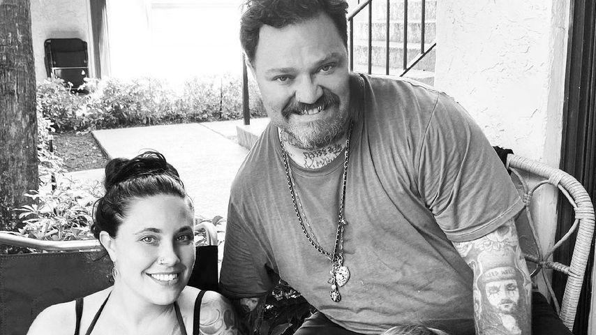 Nicole Boyd und Bam Margera mit ihrem Sohn Phoenix