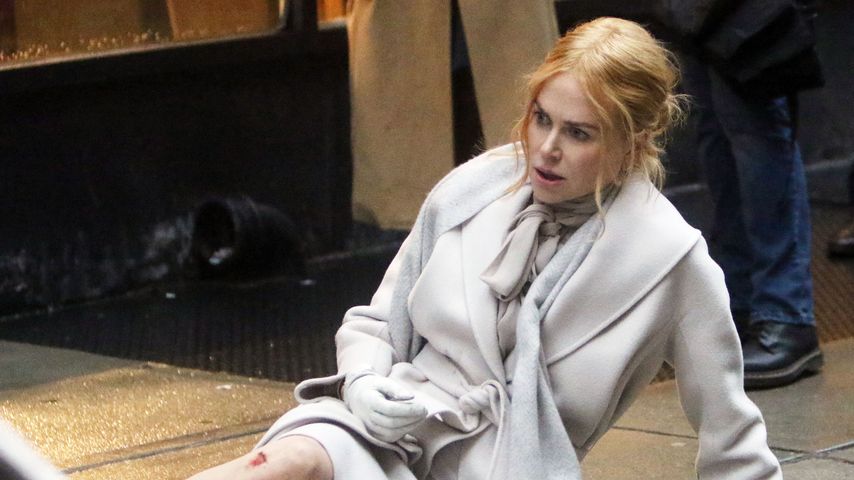 Knie aufgeschlagen: Nicole Kidman ist am Set hingefallen