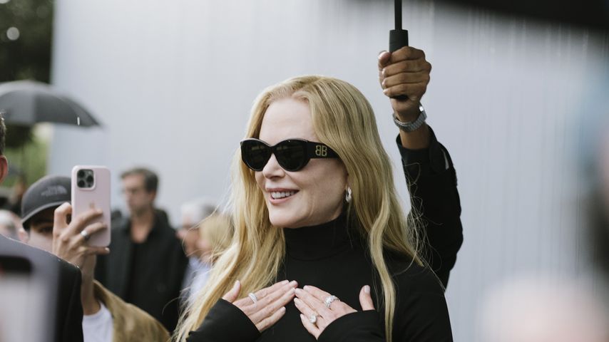 Nicole Kidman bei der Balenciaga Show, Fashion Week in Paris 2024