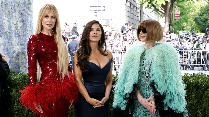 Nicole Kidman, Lauren Sánchez Bezos und Anna Wintour bei der Met Gala 2026 im Metropolitan Museum of Art in New York.