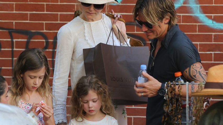 Nicole Kidman, Keith Urban und ihre Töchter