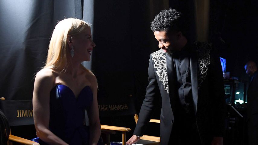 Nicole Kidman und Chadwick Boseman bei der 90. Oscar-Verleihung 2018