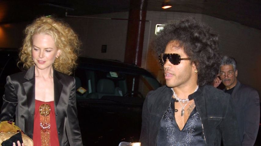 Nicole Kidman und Lenny Kravitz in New York im Jahr 2003