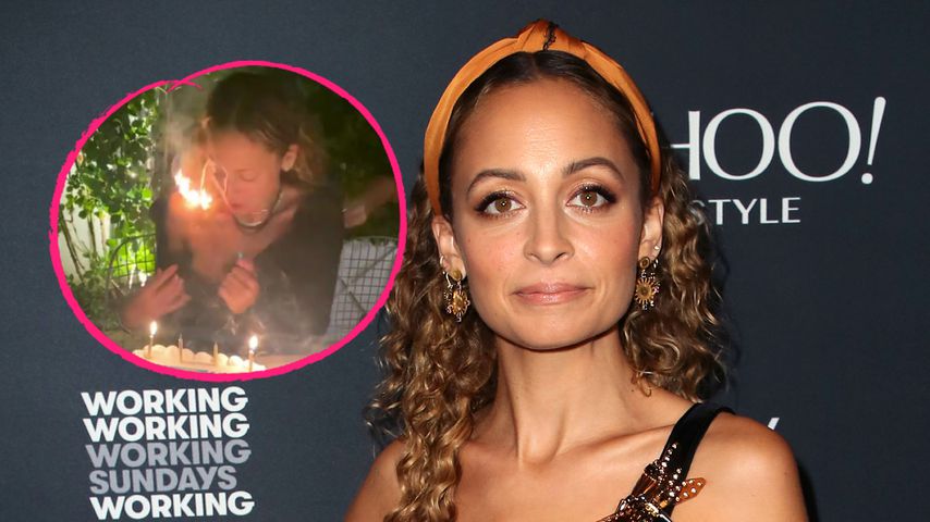Beim Kerzen-Auspusten: Nicole Richie setzt Haare in Brand