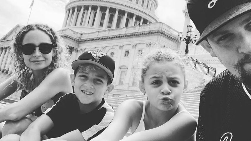 Nicole Richie, Sparrow, Harlow und Joel Madden