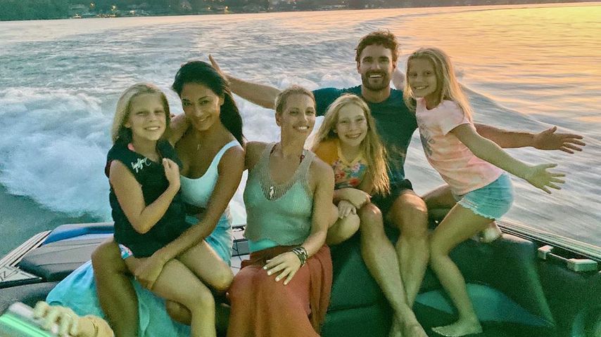 Nicole Scherzinger mit Freund Thom Evans und ihrer Familie, August 2020