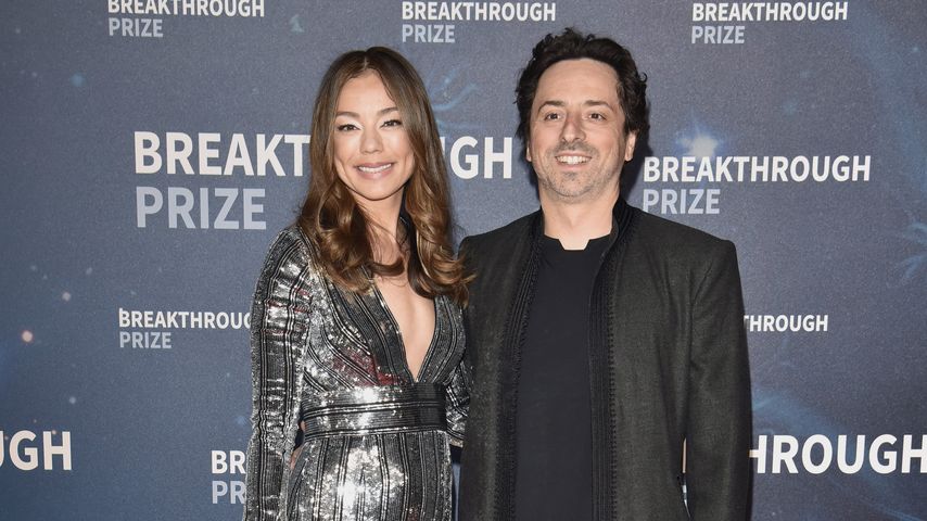 Nicole Shanahan und Sergey Brin auf dem Red Carpet 2020