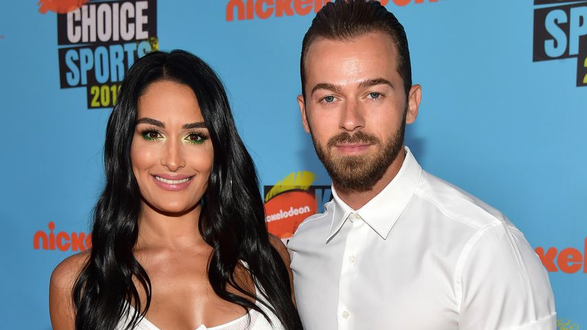 Nikki Bella und Artem Chigvintsev bei den Nickelodeon Kids' Choice Sports 2019