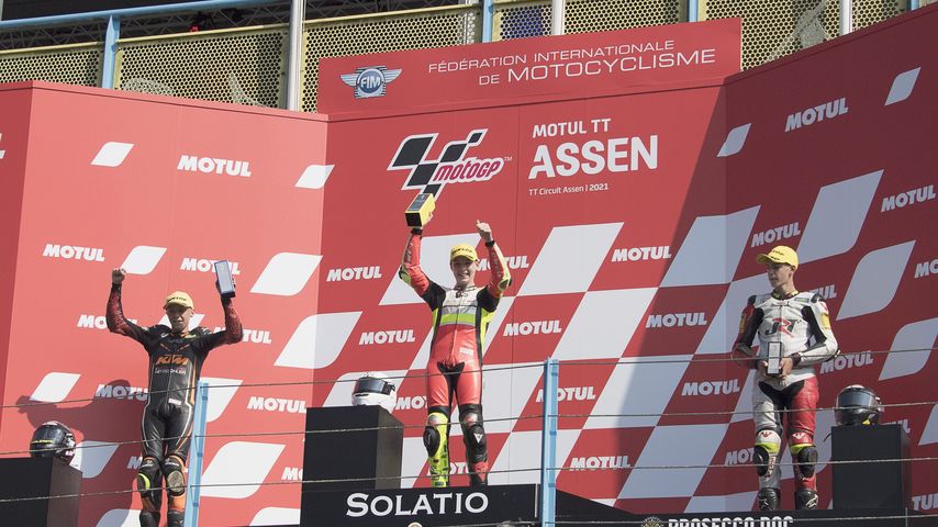Niklas Kitzbicher, Rossi Moor und Jakub Gurecky, Motorradsportler